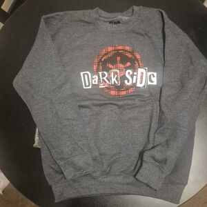 Star Wars Charcoal Crewneck Sweatshirt with Red Graphic